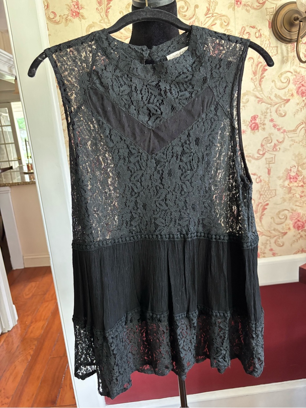Umgee Black Lace Top